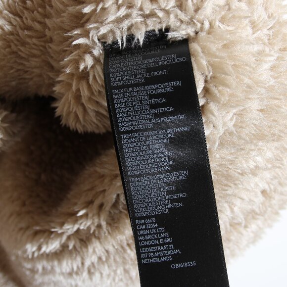 Free People We The Free Bad Habits Cozy Waistcoat Vest Crackle Brown Full Zip - Picture 14 of 14